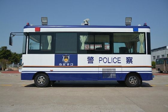 চীন 25 Km / H Mobile Police Command Vehicles Service Station 3G Wireless Transmission সরবরাহকারী