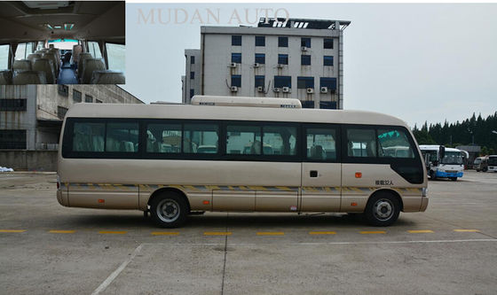 চীন Mudan Golden City Tour Bus , Diesel Engine 25 Seater Minibus Semi - Integral Body সরবরাহকারী
