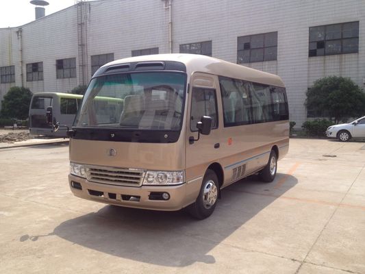 চীন Luxury 19 Seater Minibus / Diesel 6m  Length Coaster Bus 4.3T Rear Axle , 15-24 Seats সরবরাহকারী