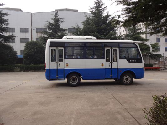 চীন 6.6 Meter Inter City Buses Public Transport Vehicle With Two Folding Passenger Door সরবরাহকারী