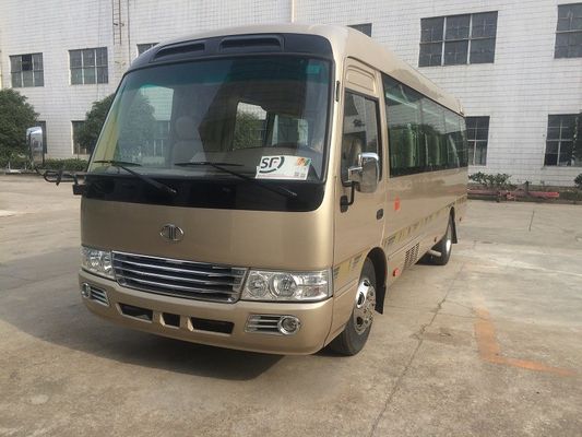 চীন Luxury Coaster Mini Bus / Diesel Coaster Vehicle Auto With ISUZU Engine JAC Chassis সরবরাহকারী